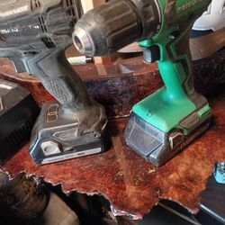 Metabo drill and impact drill 18 volt brushless cordless drills with charger and one battery