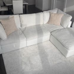 3 Piece Molecular Couch Plus Ottoman 