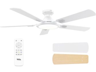 NEED GONE! TCL 52” Ceiling Fan w/ Light & Remote – NEW OPEN BOX – $100 🔥