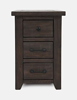 Madison County Harris Barnwood Power Chairside Table
