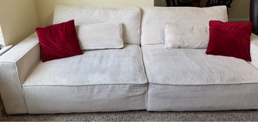 Beige 4 Seat Sofa  (OBO)
