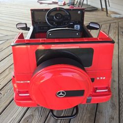 TOKTOO 12V Powered Ride on Toy Mercedes-Benz G63 Licensed for Kids, Electric Toddler Ride on Car w/Parent Remote Control, MP3, LED Headlight