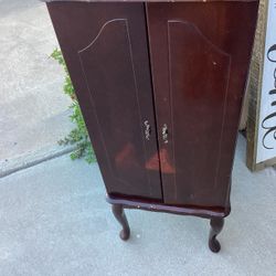 Jewelry cabinet Queen Anne $60 firm