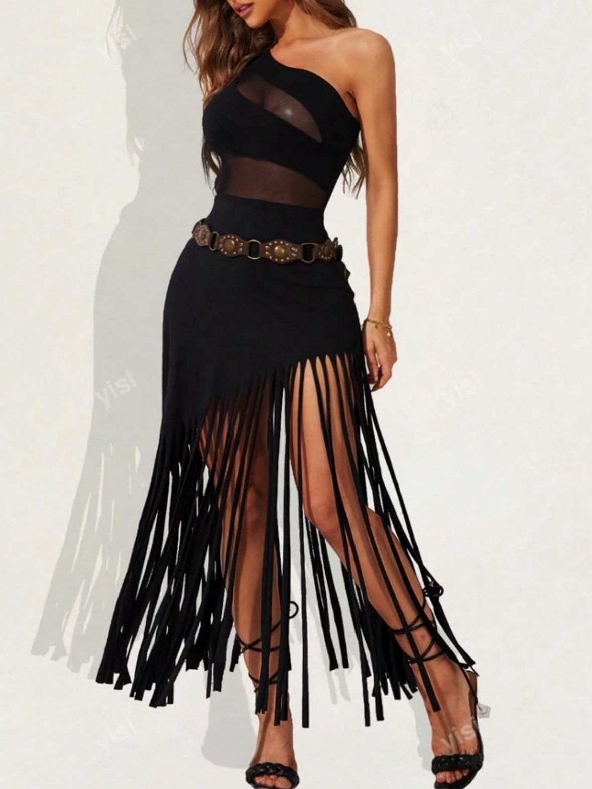 Women's Sexy Retro Fringe Dress