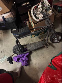 Mini bike frame roller
