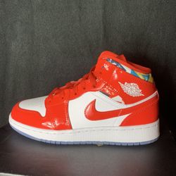 Air Jordan 1 Barcelona Sweater Red 4y