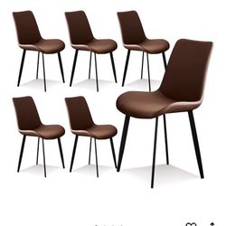 Brand New MCM Chairs 6 Total Kitchen Dining Room 
