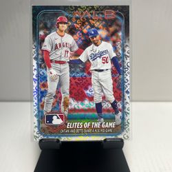 Shohei Ohtani and Mookie Betts Baseball Card 