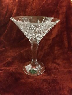 Dublin Crystal Martini Glass