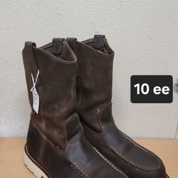 Thorogood Work Boot Size 10 ee STEEL MOC TOE 