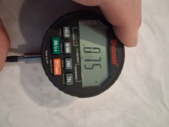 Starrett "Wizzard " digital 1"to2" dial indicator