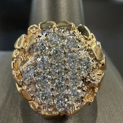 Cluster Nugget Ring