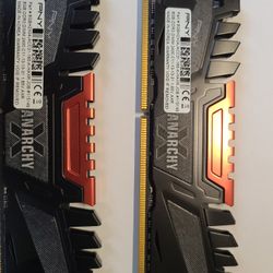 PNY Anarchy 8GB x 2 2400Mhz DDR3 MEMORY