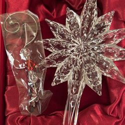 Waterford Crystal Snow Star Ornament 