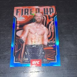 Joe Order Fired Up Blue Refractor /150