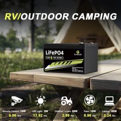 12.8V 7Ah Lithium LiFePO4 Battery - 2000+ Cycles, Lightweight, Built-in BMS, Ideal for Solar Systems, Ride-on Toys, and Home Alarms