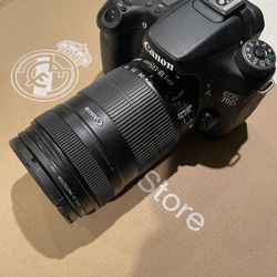 Canon 70D DSLR with 18-135mm lens