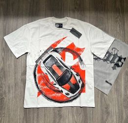 Godspeed Racing Car Graphic T-Shirt White Sizes S/M/L/XL