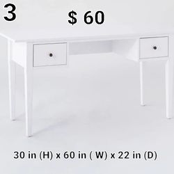 New Writting Desks Consoles,End Table And More...