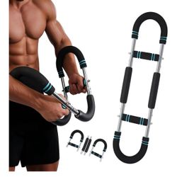 Twister Arm Trainer for Men, Adjustable Chest Shoulder Workout Equipment, Detachable Forearm Exercise Strengthener Fitness Equipment for Home Gym