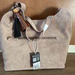 The Sak Sand Suede Huntley Hobo Bag