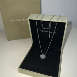 Van Cleef Silver plated necklace 