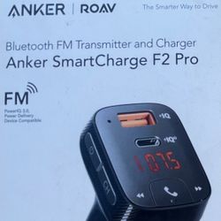Bluetooth FM And Anker Smart Charger F2 Pro