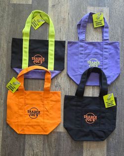 Trader Joe's Halloween Mini Totes