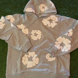 Grey Denim Tears Hoodie Size Mens Large