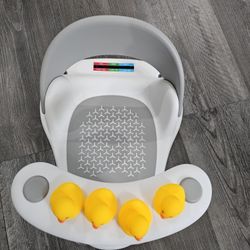 Baby Toddler Bath Seat With Thermometer