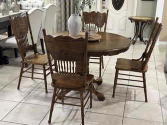 Wooden table set