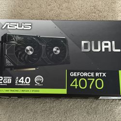 Nvidia Asus RTX 4070 Graphics Card
