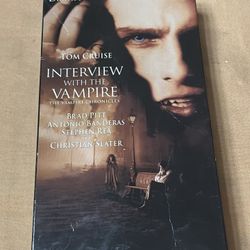 Interview with the Vampire VHS 1995 Tom Cruise Brad Pitt 