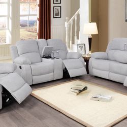 💥FREE DELIVERY💥Brand New  3PC Reclining Sofa Loveseat Chair Set 
