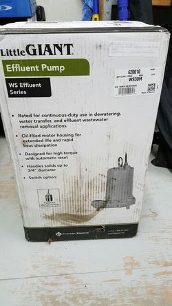 *BRAND NEW* Little Giant 620010 WS30M Submersible Effluent Pump