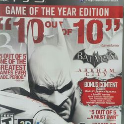 BATMAN ARKHAM CITY FOR PS3