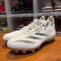 Adidas SM Adizero Impact White Grey Black IH7466 Football Cleats Mens Sz 15 NWOB