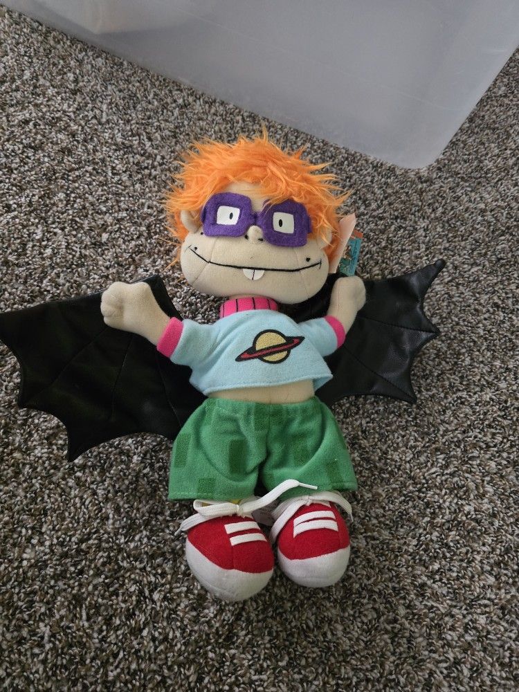 Vintage Rugrats Chuckie Plush