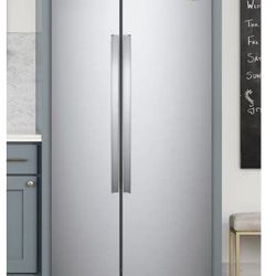 NEW Whirlpool  25 cu. ft. Side by Side Refrigerator in Monochromatic Stainless Steel