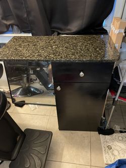 Marble desk Barber Salon Etc 