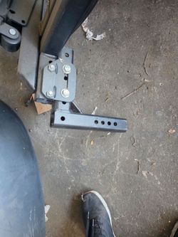 Winch scooter carrier no key