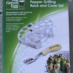 Pepper Grilling Rack And Corer Set