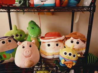 Disney Toy Story Woody Buzz Jessie Hamm Alien Squishmallows & Plush