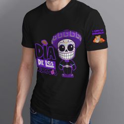 Day Of The Dead T-shirt  Black 