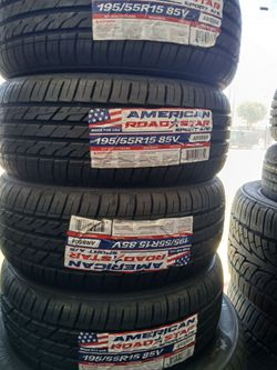 Tengo un set de llantas nuevas 195 55 15 de la marca americana
