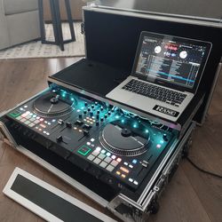 Rane One DJ Controller, PROX Hard Case w/ Wheels,  Mackbook Pro Laptop, and On-Stage Foldable Stand!