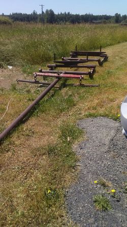 Horsedrawn logging sled