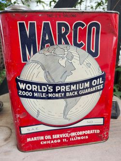 Marco oil can