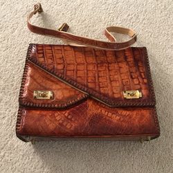 Vintage Genuine Alligator Purse 