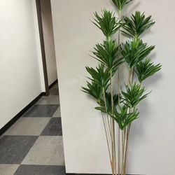 63 inch Artificial Tree with Tropical Different Grass Foliage